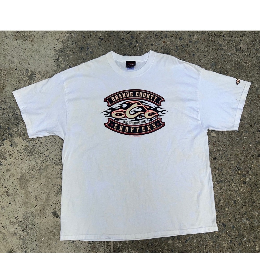 Vintage 2004 Orange County Choppers Rock Tavern New York Shirt 2XL